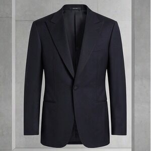 Canali 52L Men's Tuxedo Jacket Wool Formal‎ Occasion Blazer Size 52L Italy Lined